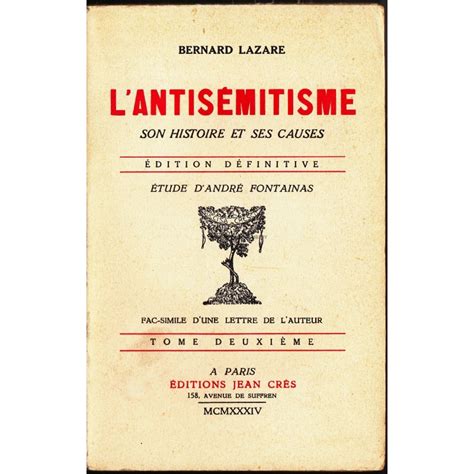 Antisémite Définition Larousse L'« antisémitisme »: une hostilité contre les Juifs.